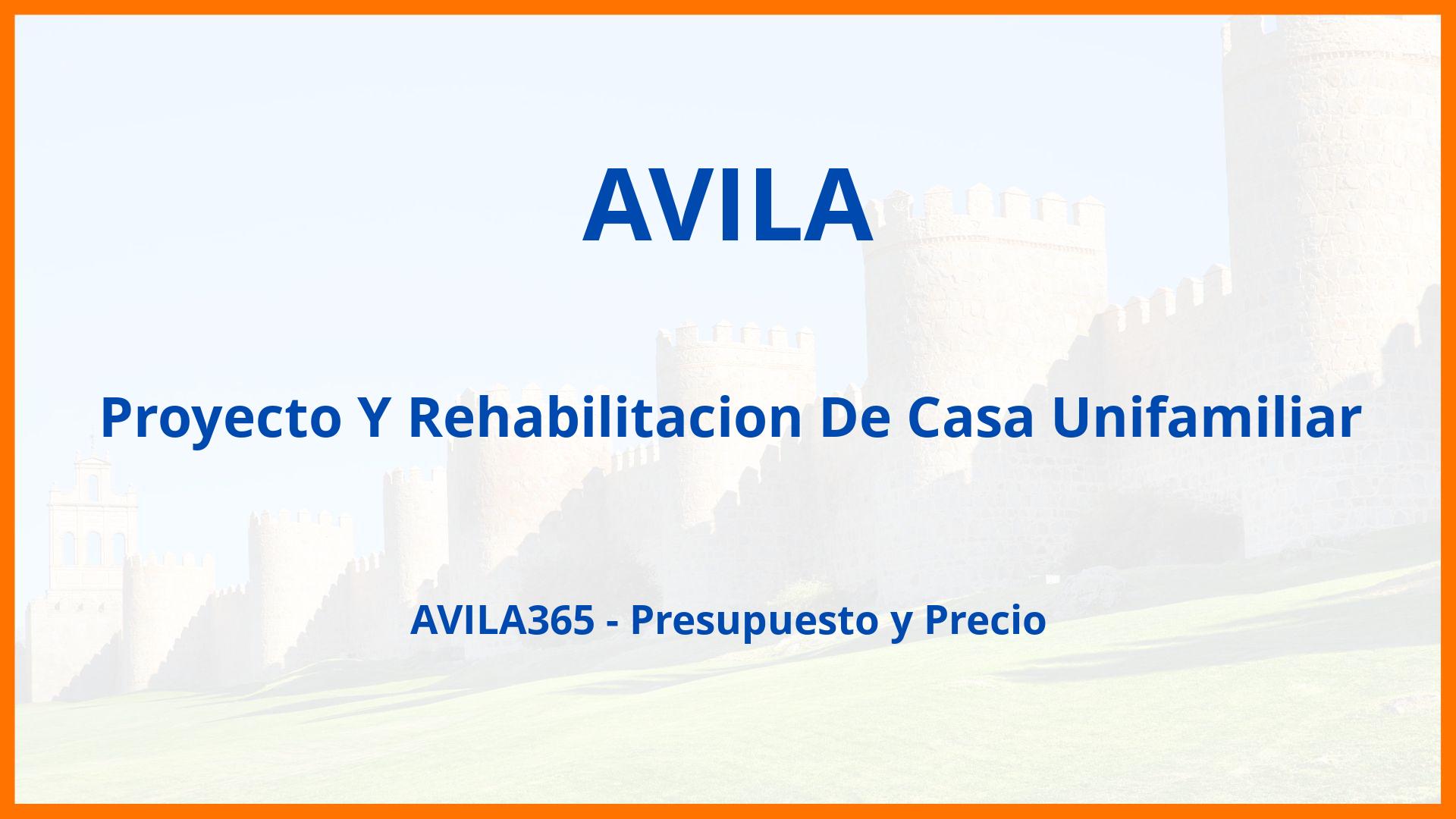 Proyecto Y Rehabilitacion De Casa Unifamiliar