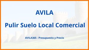 Pulir Suelo Local Comercial en Avila