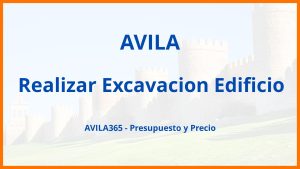 Realizar Excavacion Edificio en Avila