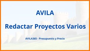 Redactar Proyectos Varios en Avila