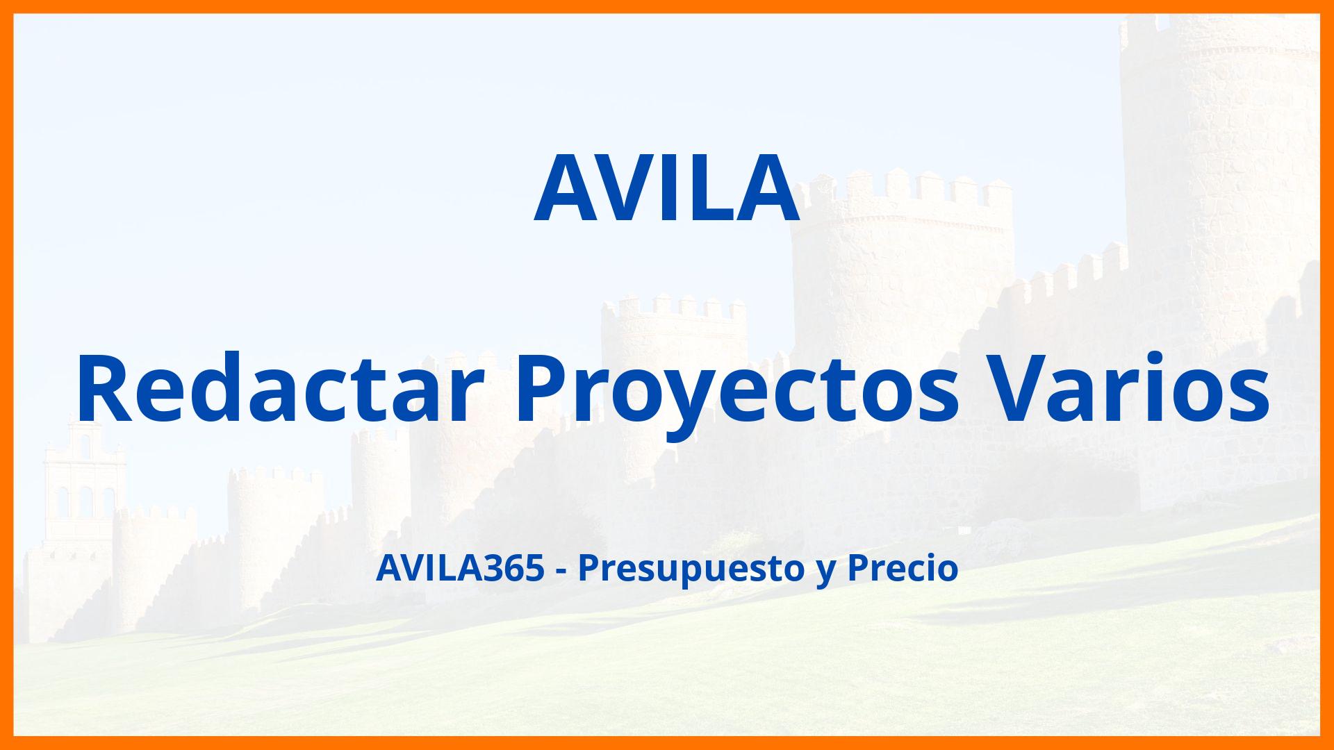 Redactar Proyectos Varios