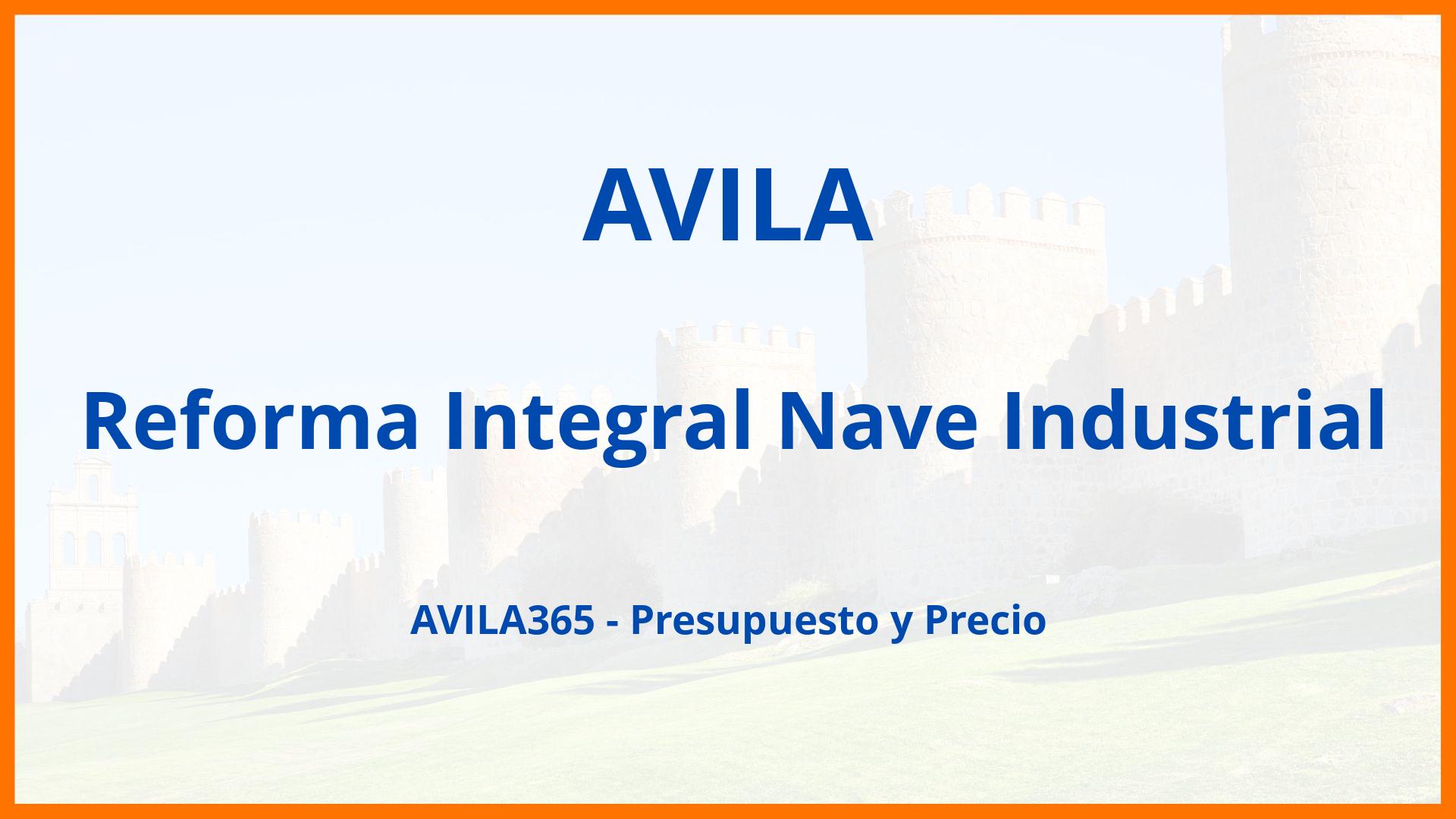 Reforma Integral Nave Industrial