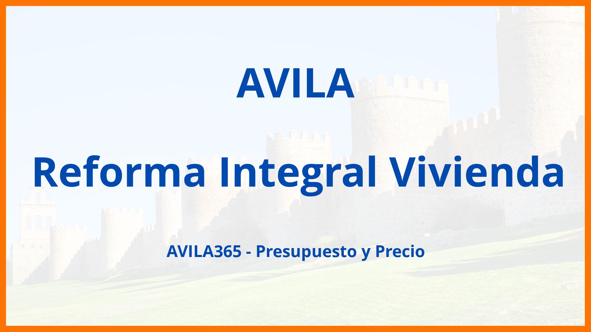 Reforma Integral Vivienda