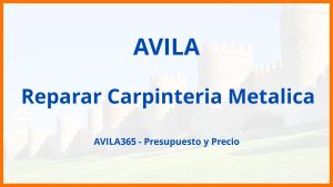 Reparar Carpinteria Metalica en Avila