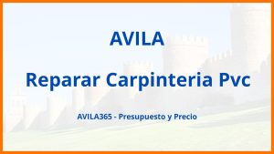 Reparar Carpinteria Pvc en Avila