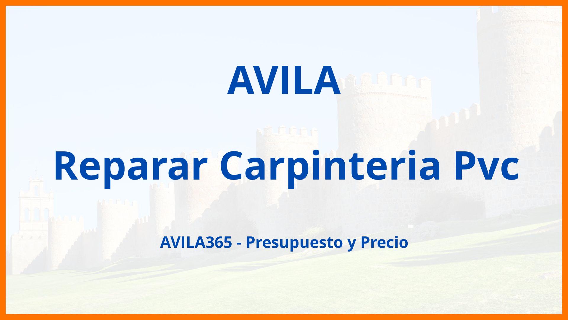 Reparar Carpinteria Pvc