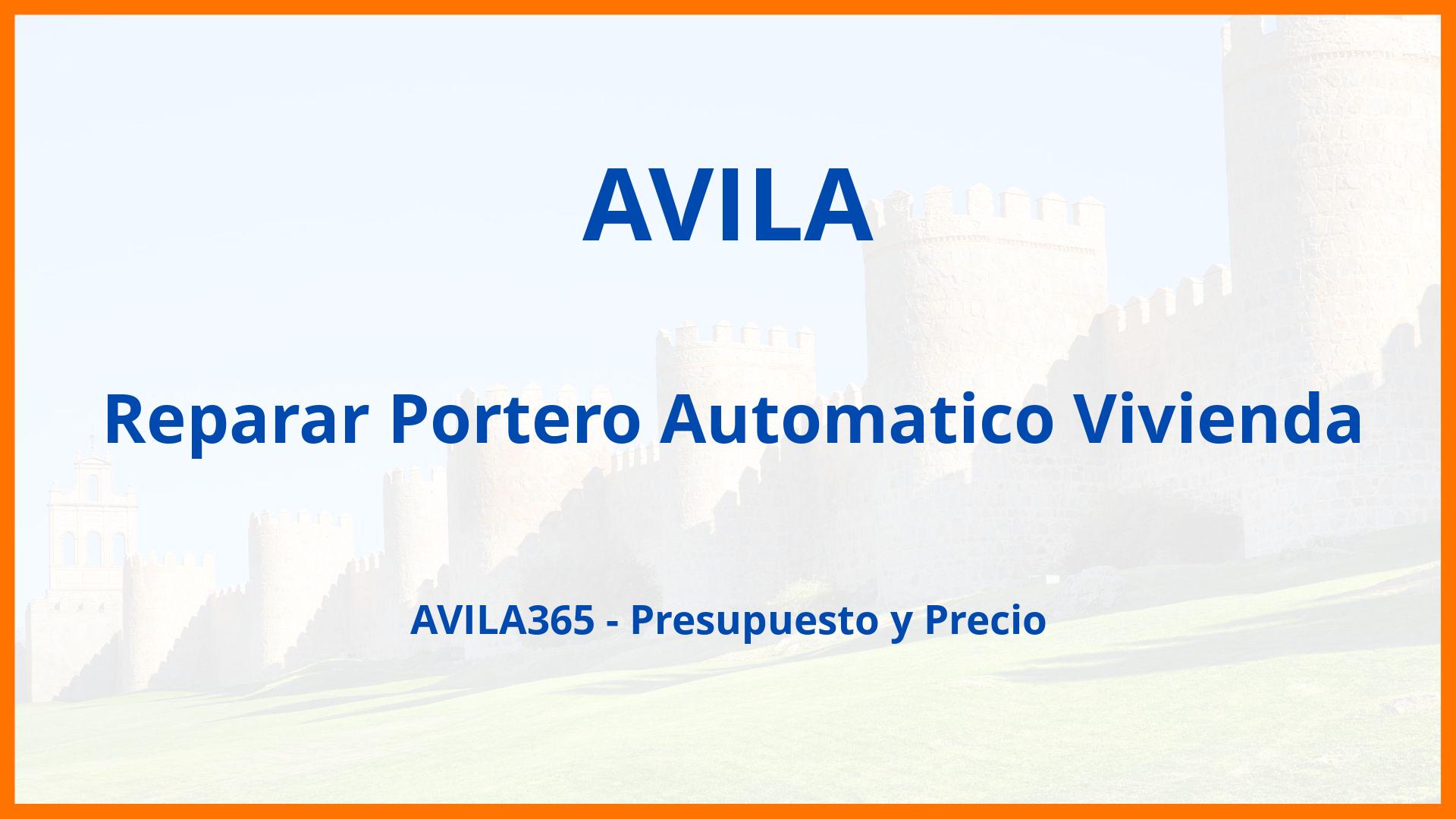 Reparar Portero Automatico Vivienda