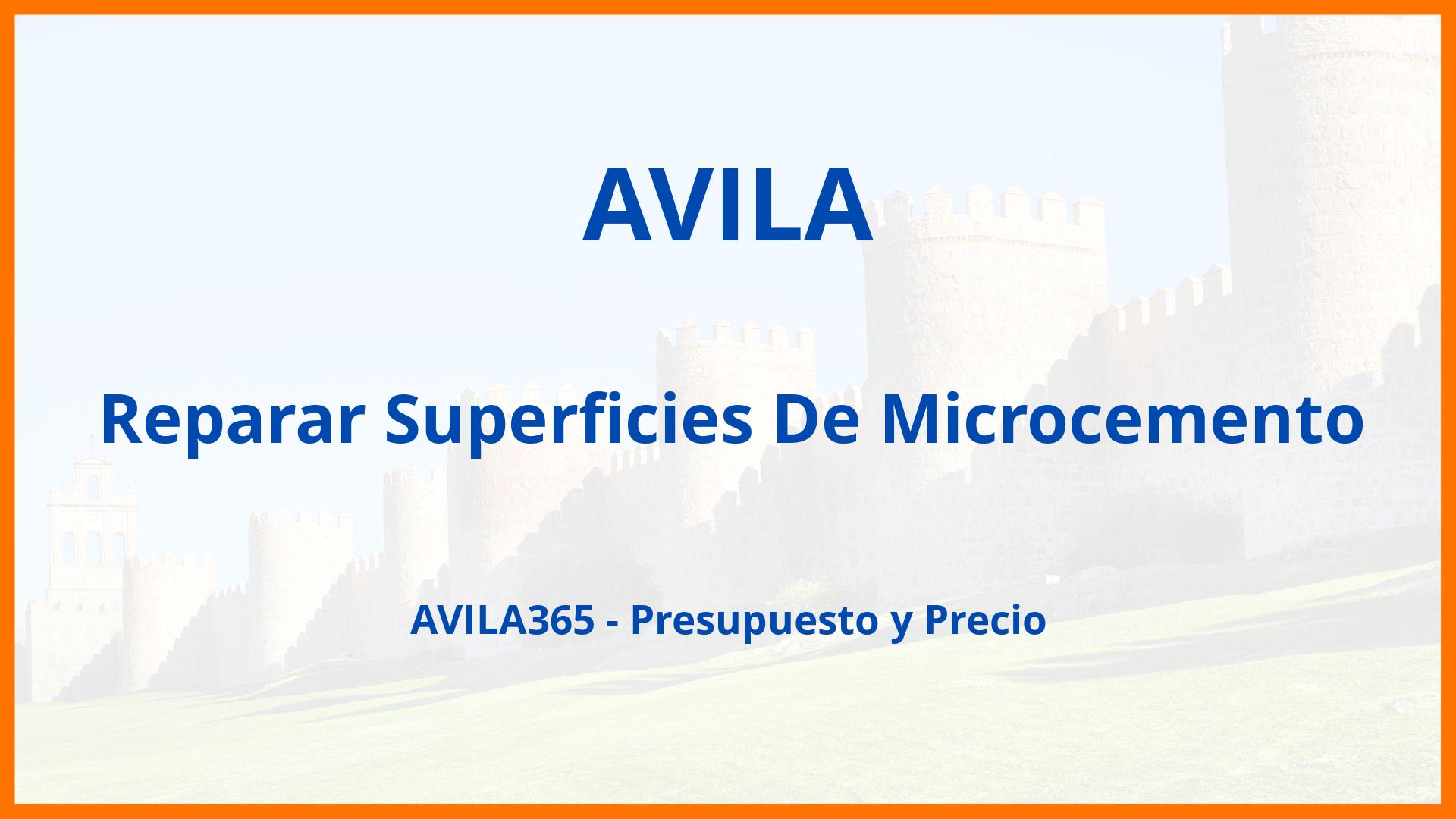 Reparar Superficies De Microcemento