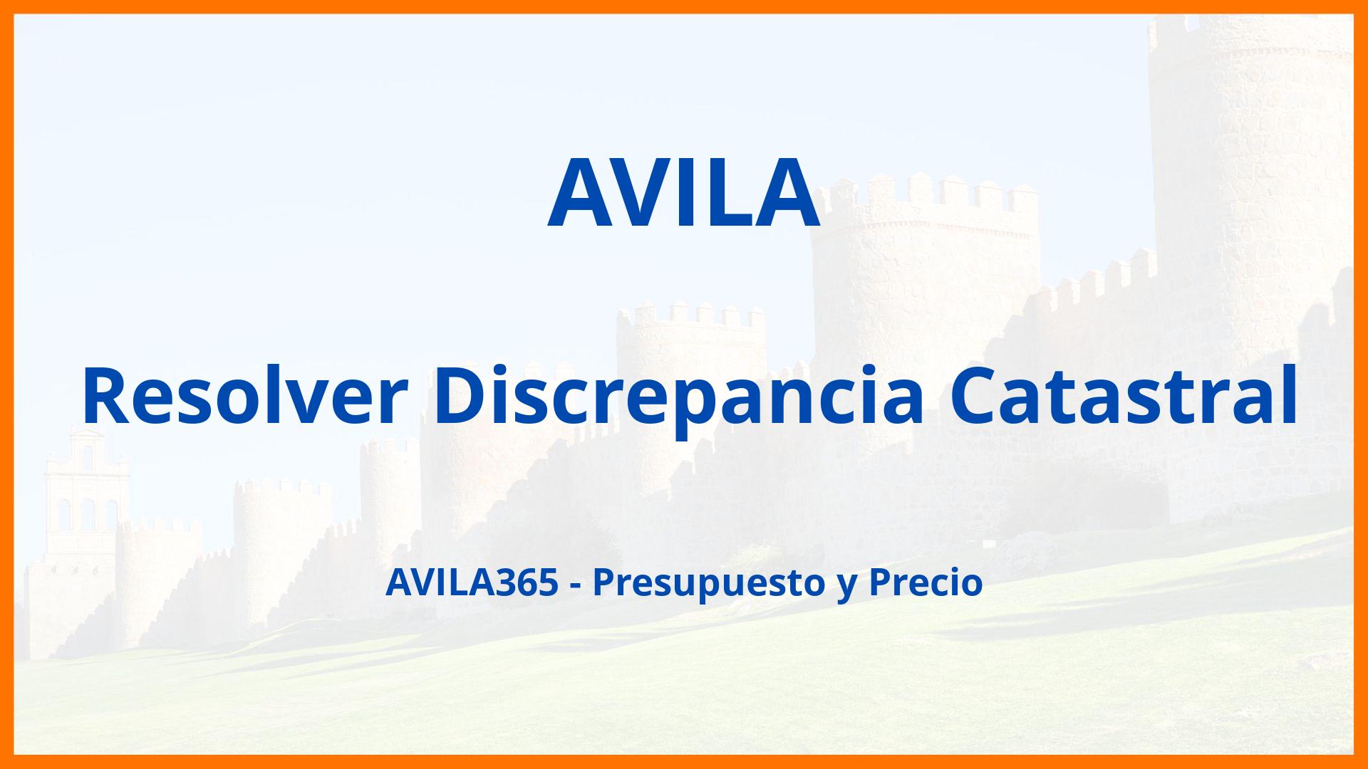 Resolver Discrepancia Catastral