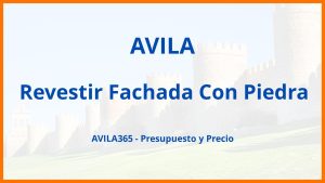 Revestir Fachada Con Piedra en Avila