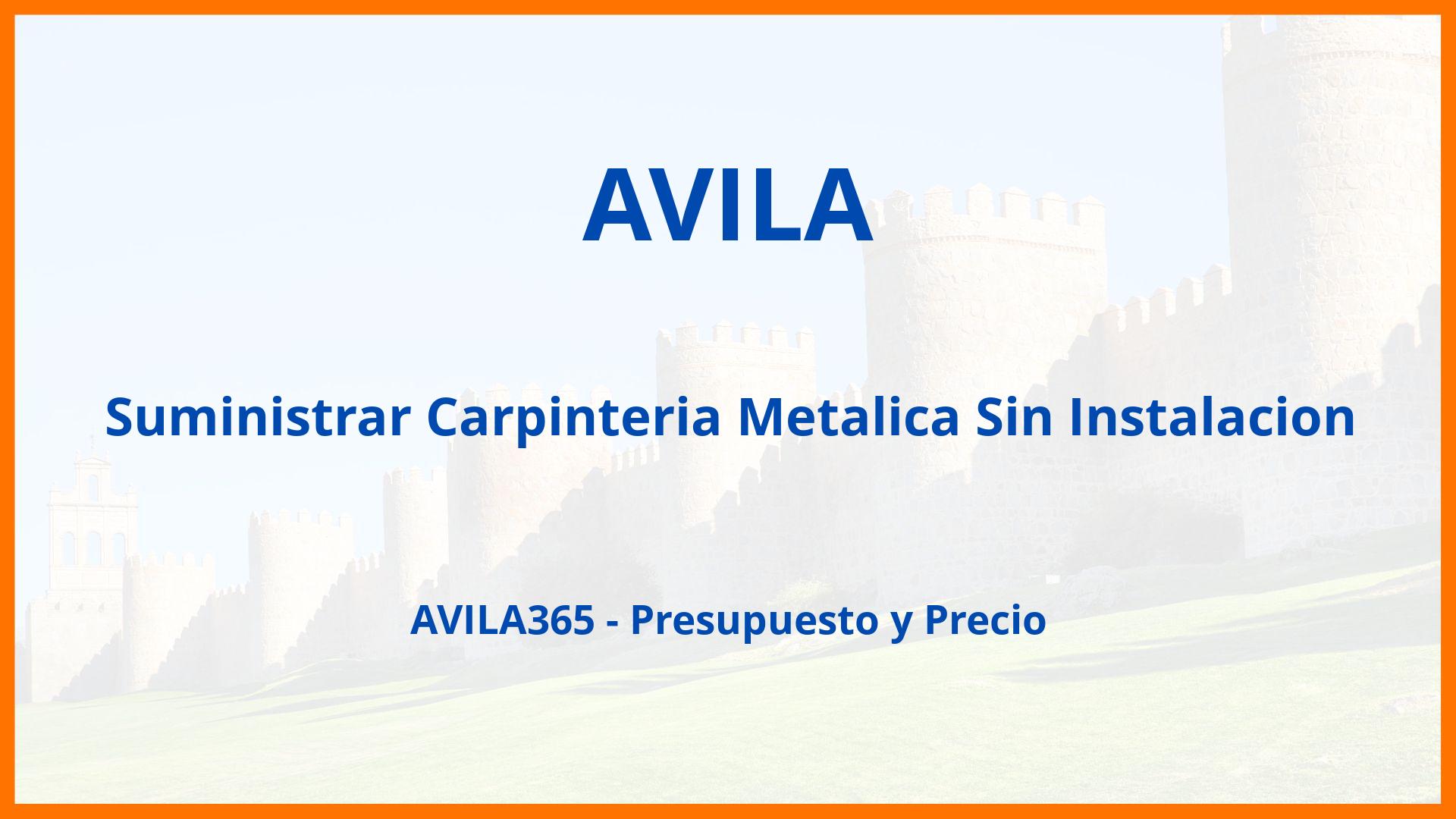 Suministrar Carpinteria Metalica Sin Instalacion