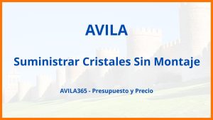 Suministrar Cristales Sin Montaje en Avila