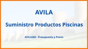 Suministro Productos Piscinas en Avila