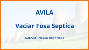 Vaciar Fosa Septica en Avila